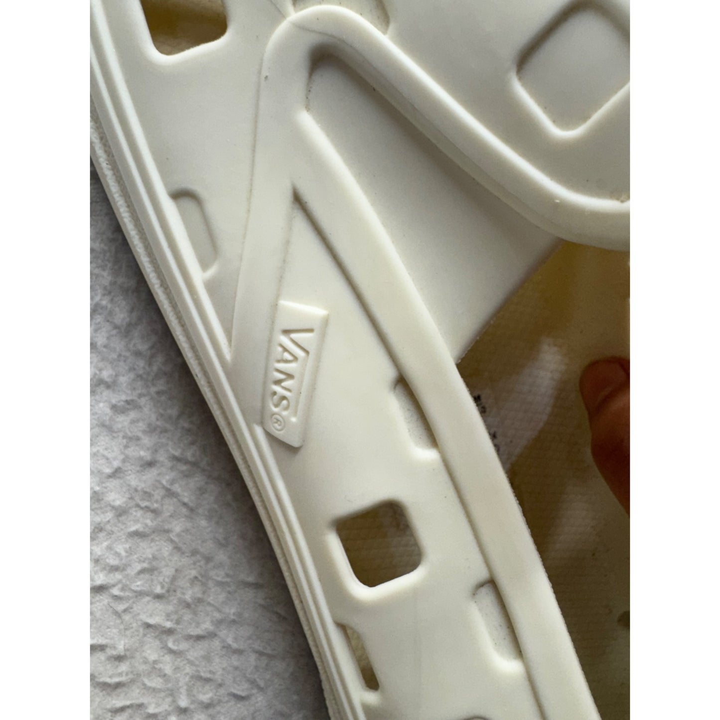 Vans White Ventilation Slip-On Rubber Shoes US 13 Lightweight Casual Wear #9399