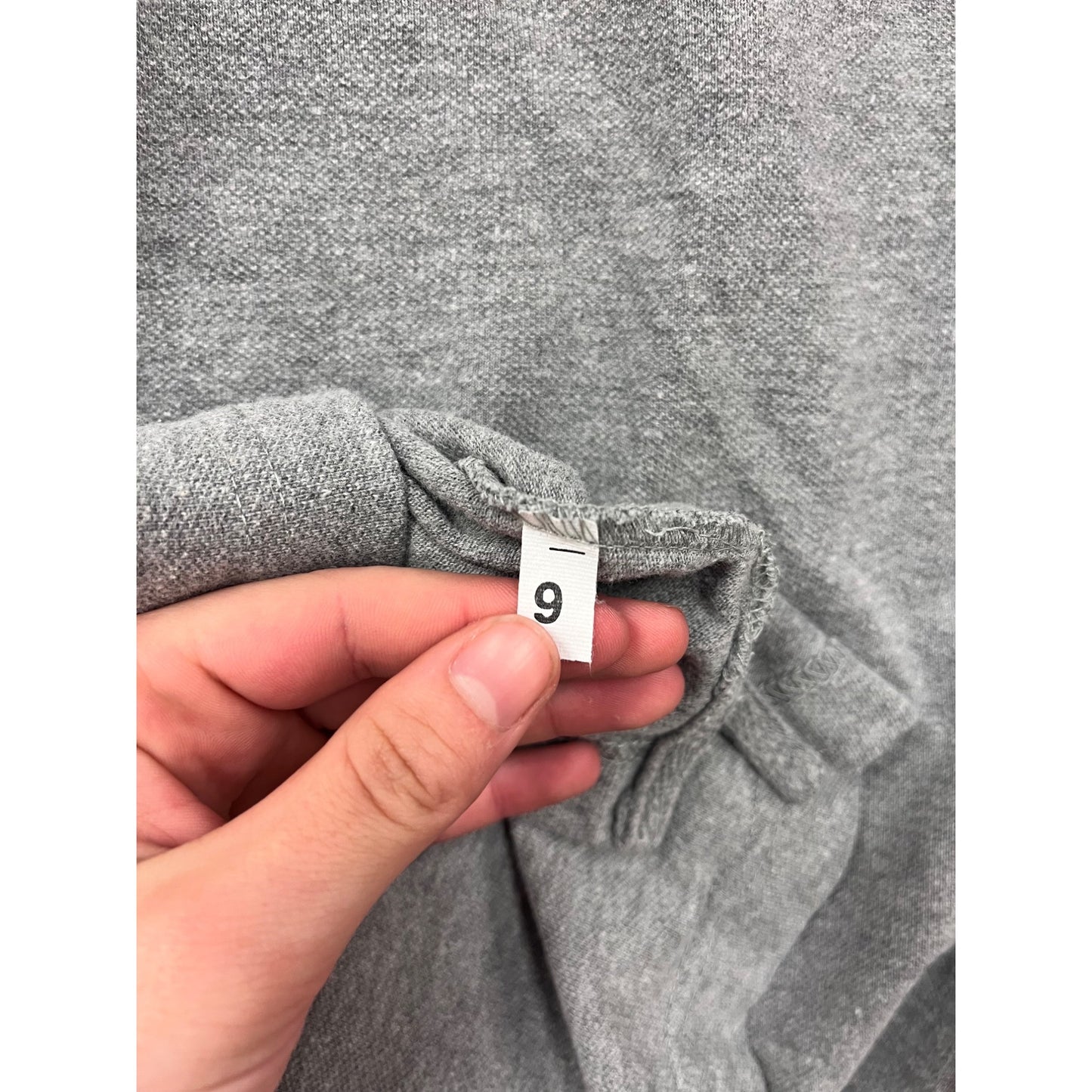 Sleeveless Gray Polo Shirt Womens Size 9 Catalina Collared Zip Front #6776