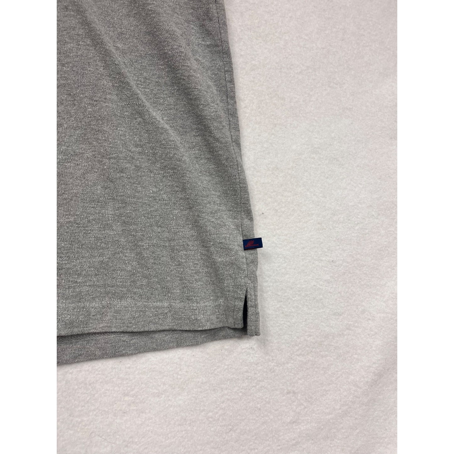 Sleeveless Gray Polo Shirt Womens Size 9 Catalina Collared Zip Front #6776
