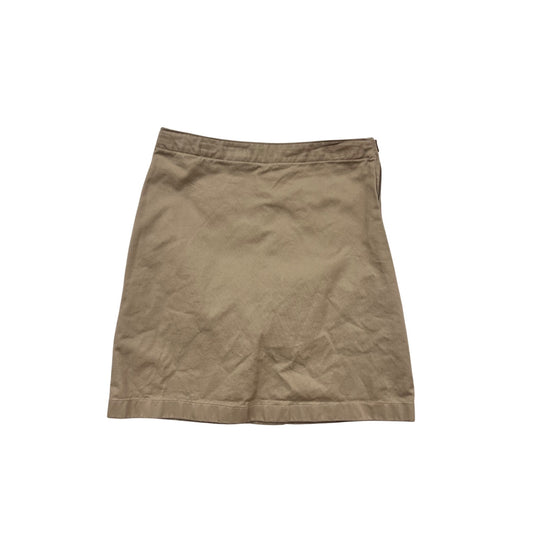 Lands End Girls Khaki Skirt Size 12 #733A