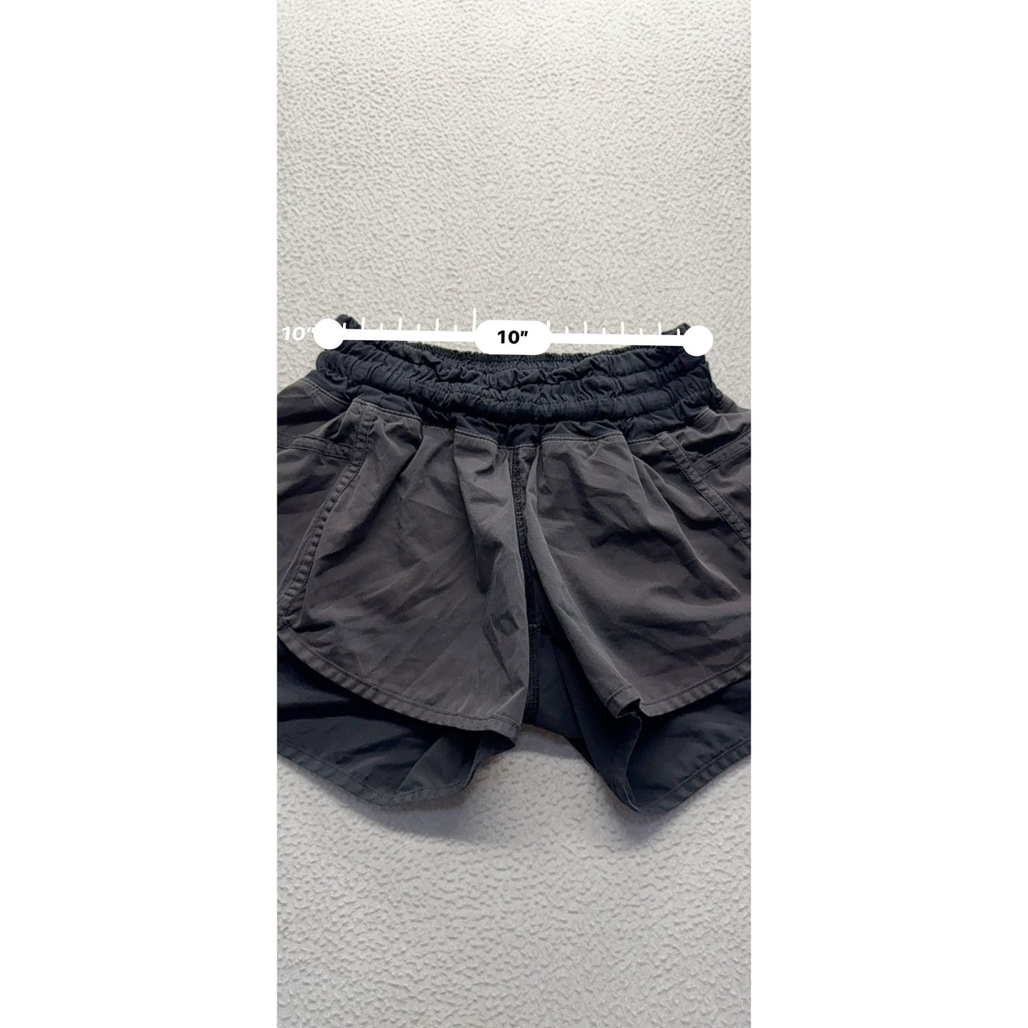 Lululemon Black Swift Short 2-In-1 Lined Size 10 #9313