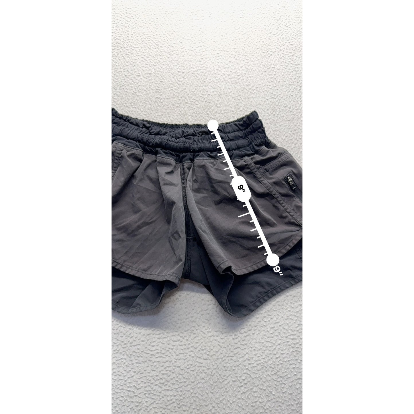 Lululemon Black Swift Short 2-In-1 Lined Size 10 #9313
