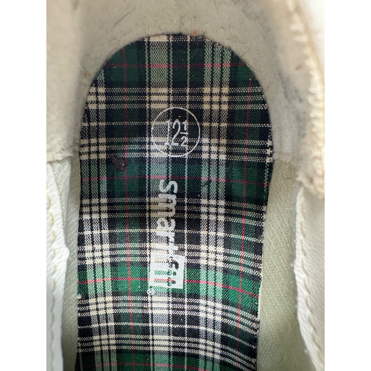 Smartfit Saddle Oxford Shoes White & Black Size 12.5 Non-Marking Sole #9626