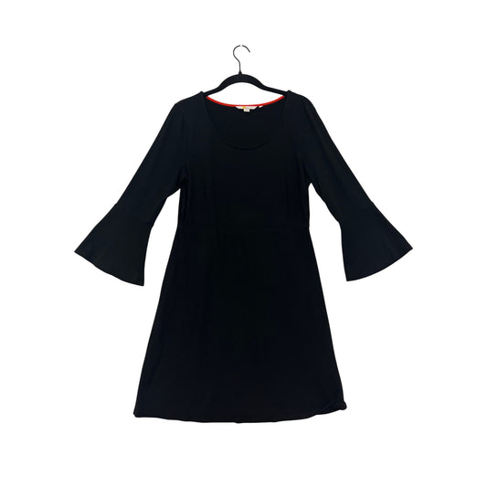 Boden Black Bell Sleeve Dress Womens Size 14 #8122