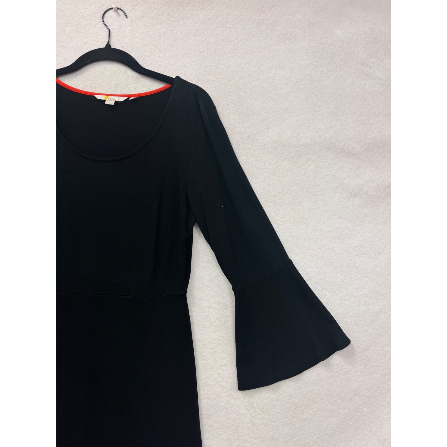 Boden Black Bell Sleeve Dress Womens Size 14 #8122