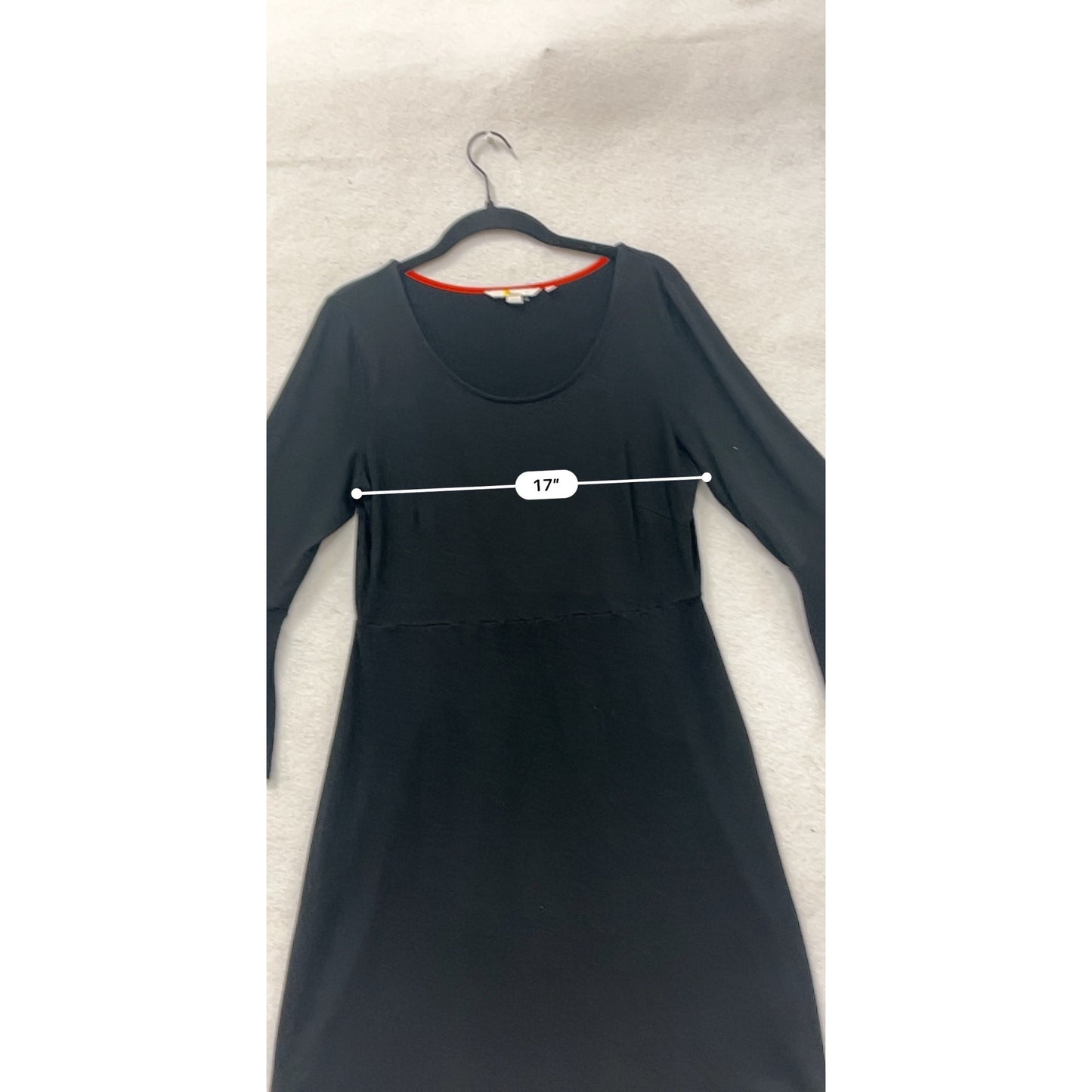 Boden Black Bell Sleeve Dress Womens Size 14 #8122