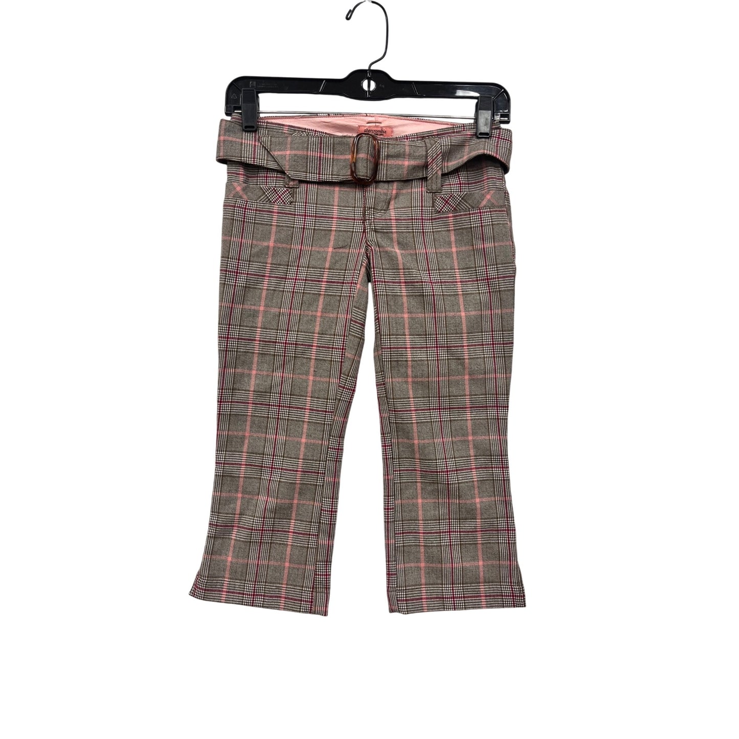 Abercrombie Plaid Cropped Pants Size 10 #8683