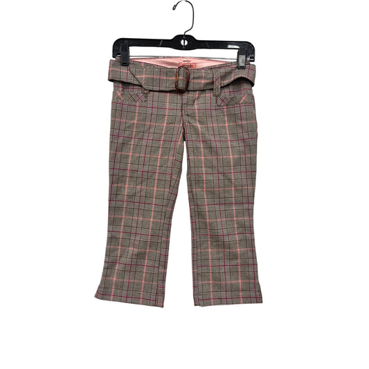 Abercrombie Plaid Cropped Pants Size 10 #8683