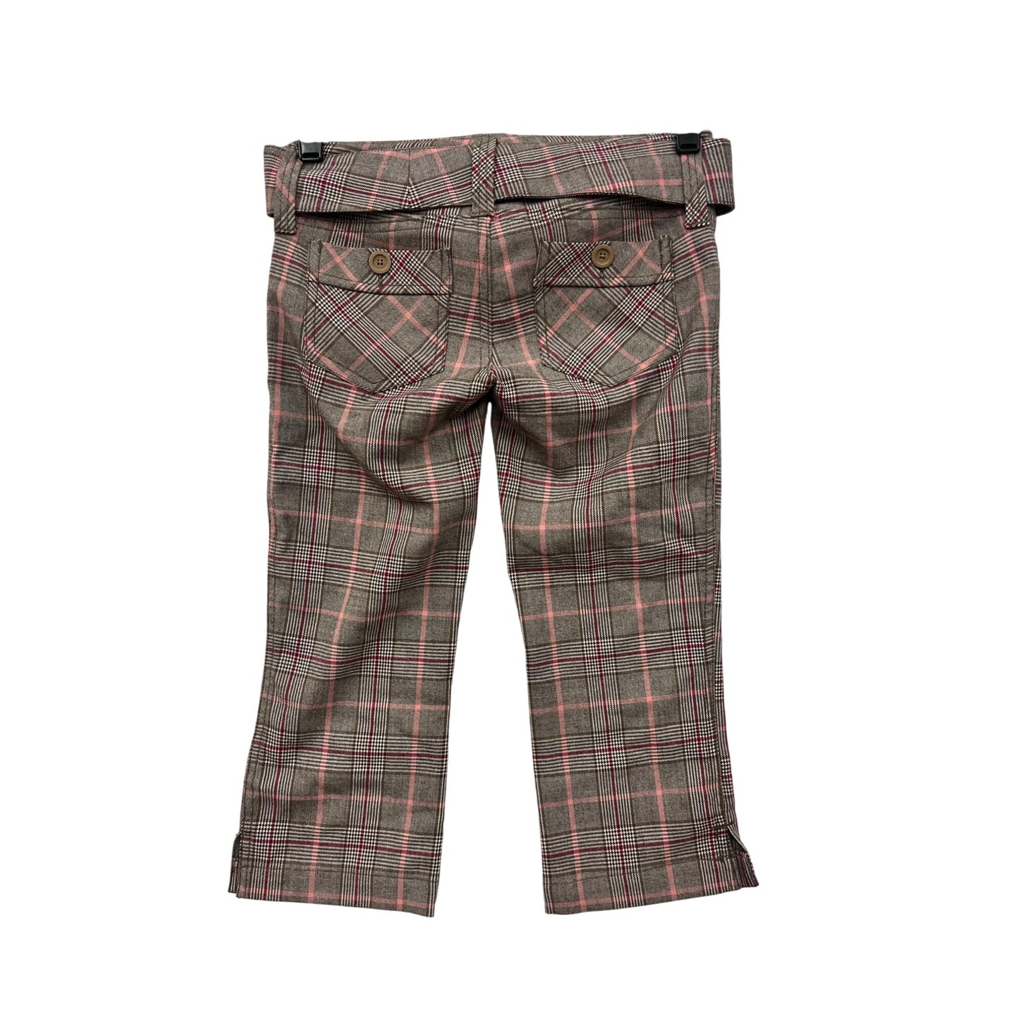 Abercrombie Plaid Cropped Pants Size 10 #8683