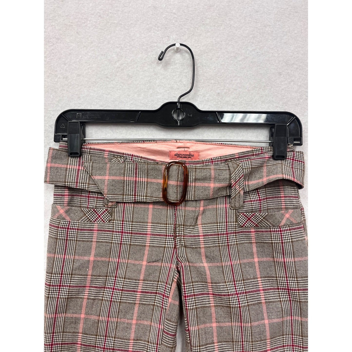 Abercrombie Plaid Cropped Pants Size 10 #8683