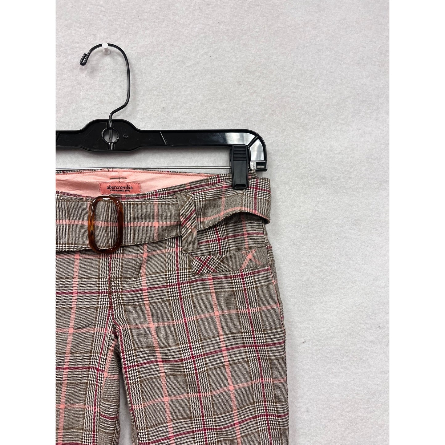 Abercrombie Plaid Cropped Pants Size 10 #8683