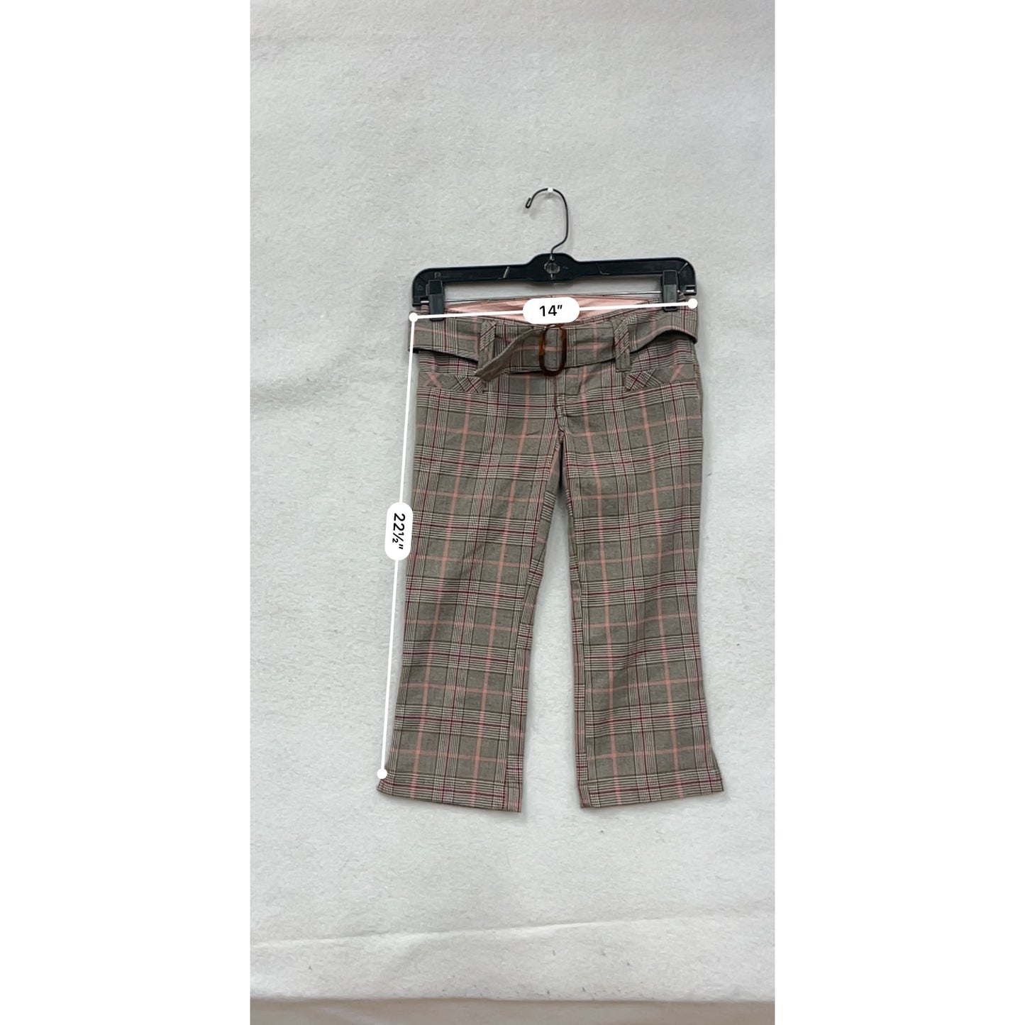 Abercrombie Plaid Cropped Pants Size 10 #8683