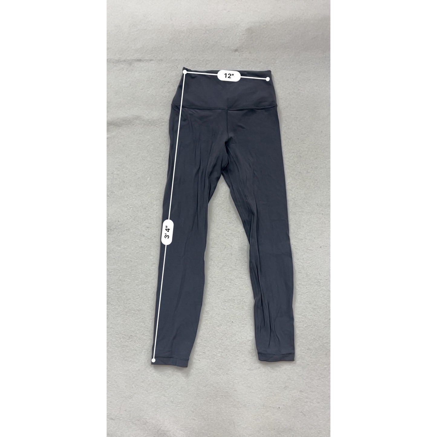 Lululemon High-Rise Black Leggings Size 6 #130A