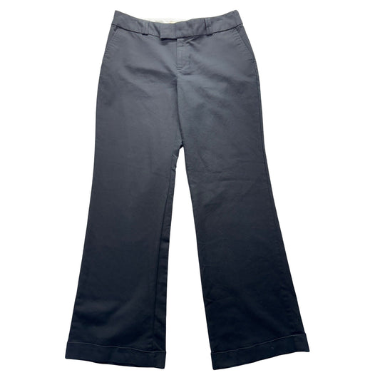 Banana Republic Jackson Fit Navy Wide-Leg Pants Size 10 Regular 229B