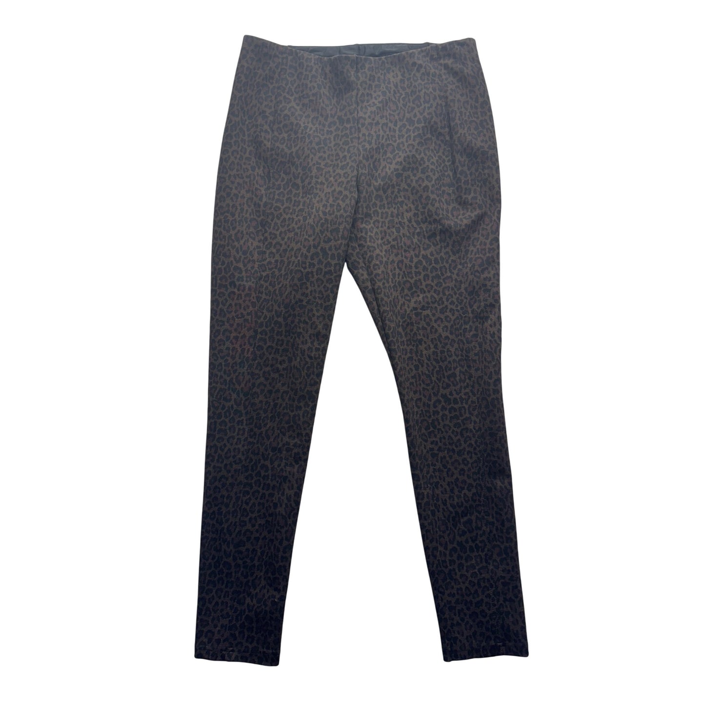 Premise Leopard Print Slim Fit Pants Size 8 443B