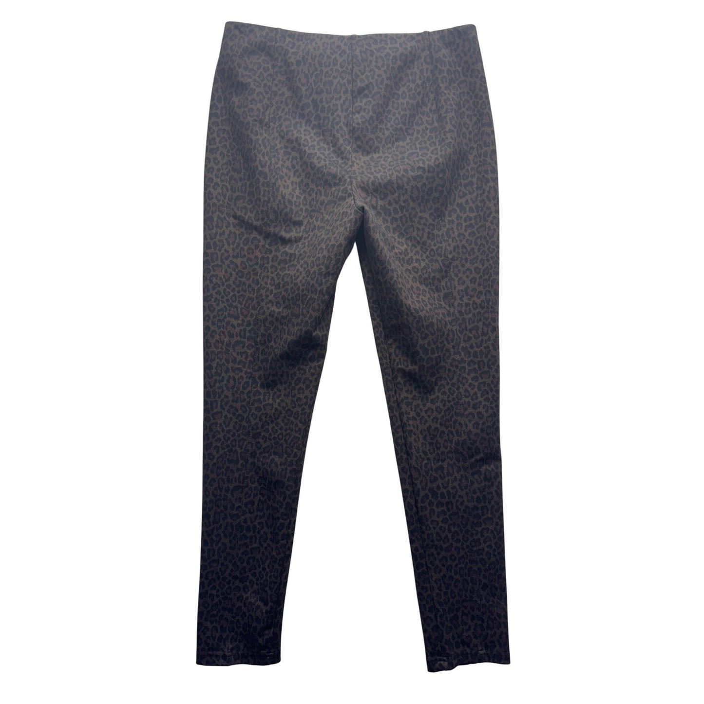 Premise Leopard Print Slim Fit Pants Size 8 443B