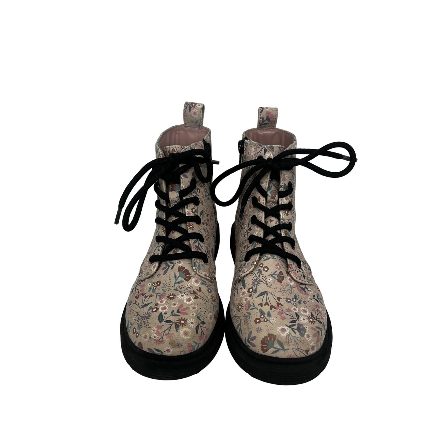 Girls Cute Floral Printed Boots #2484