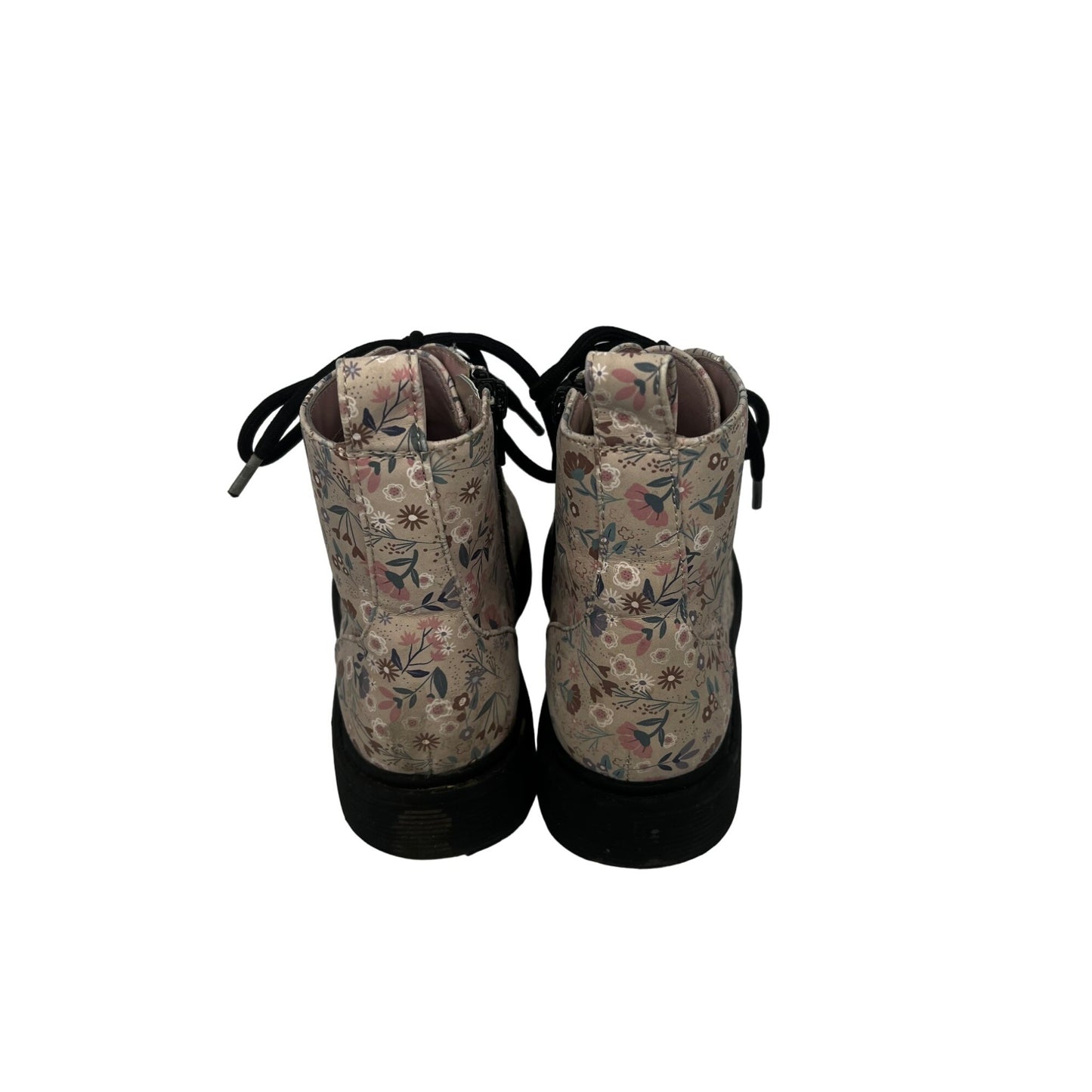 Girls Cute Floral Printed Boots #2484