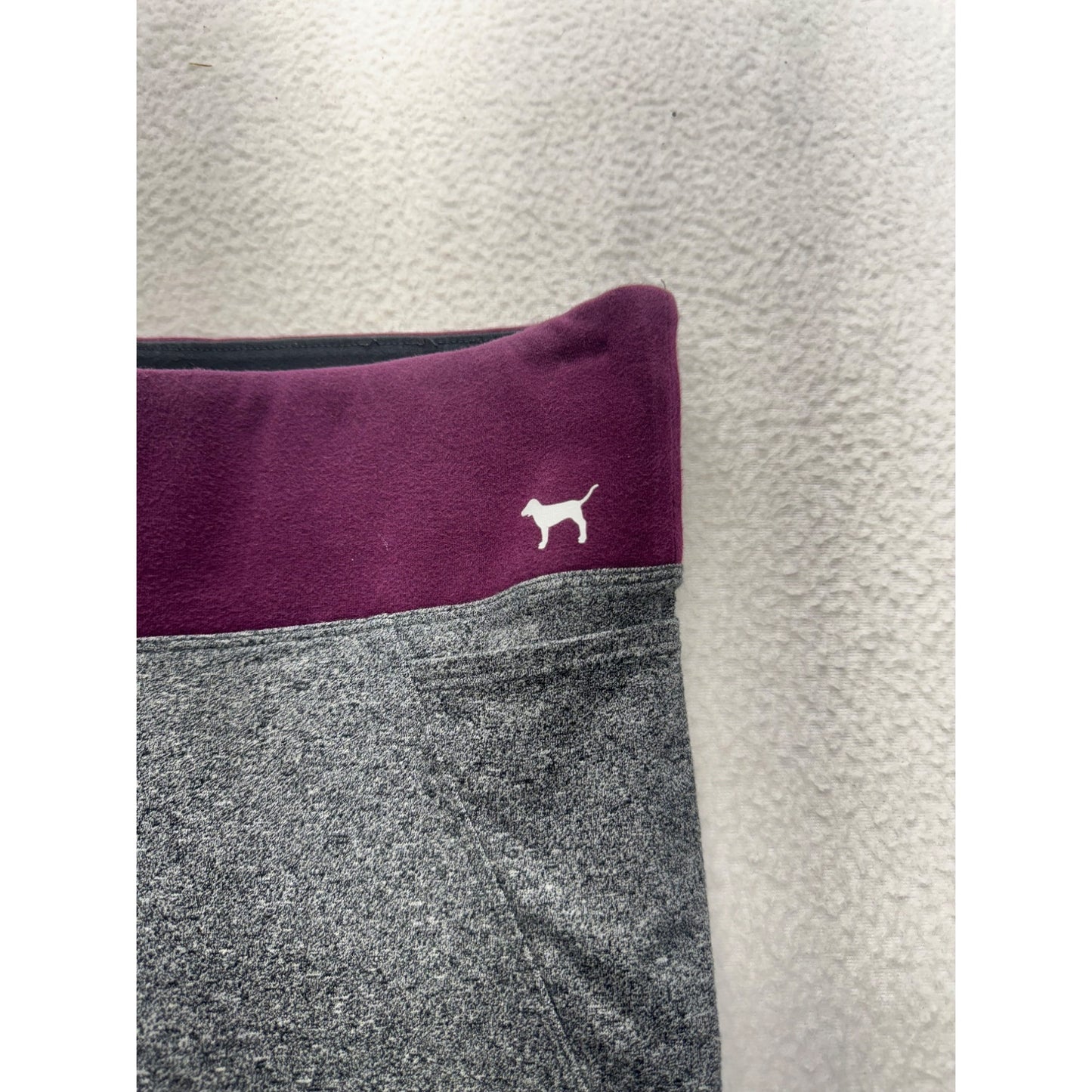 Victorias Secret Pink Yoga Leggings S Gray/Purple #9134