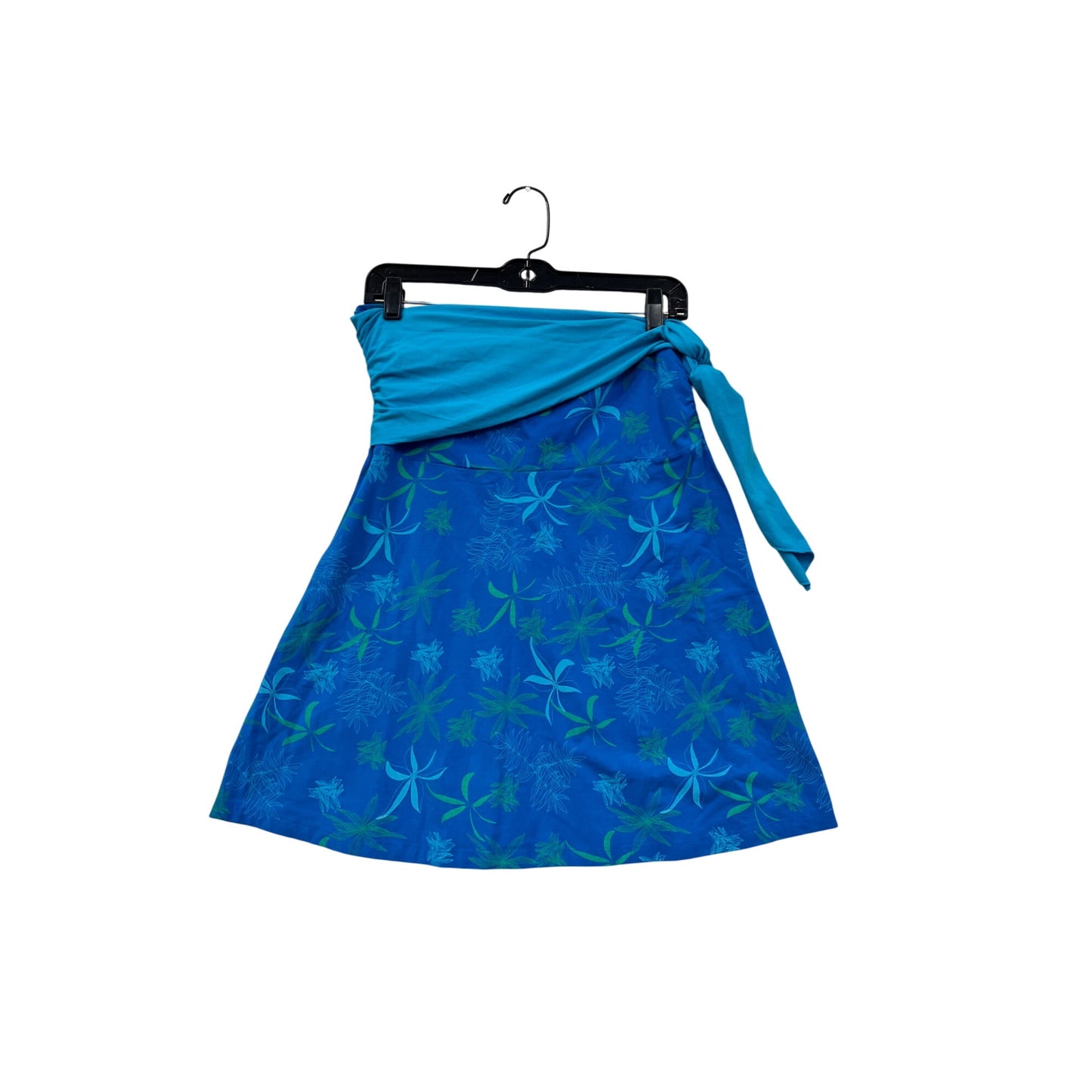 Kuhl Blue Floral Wrap Skirt #8577