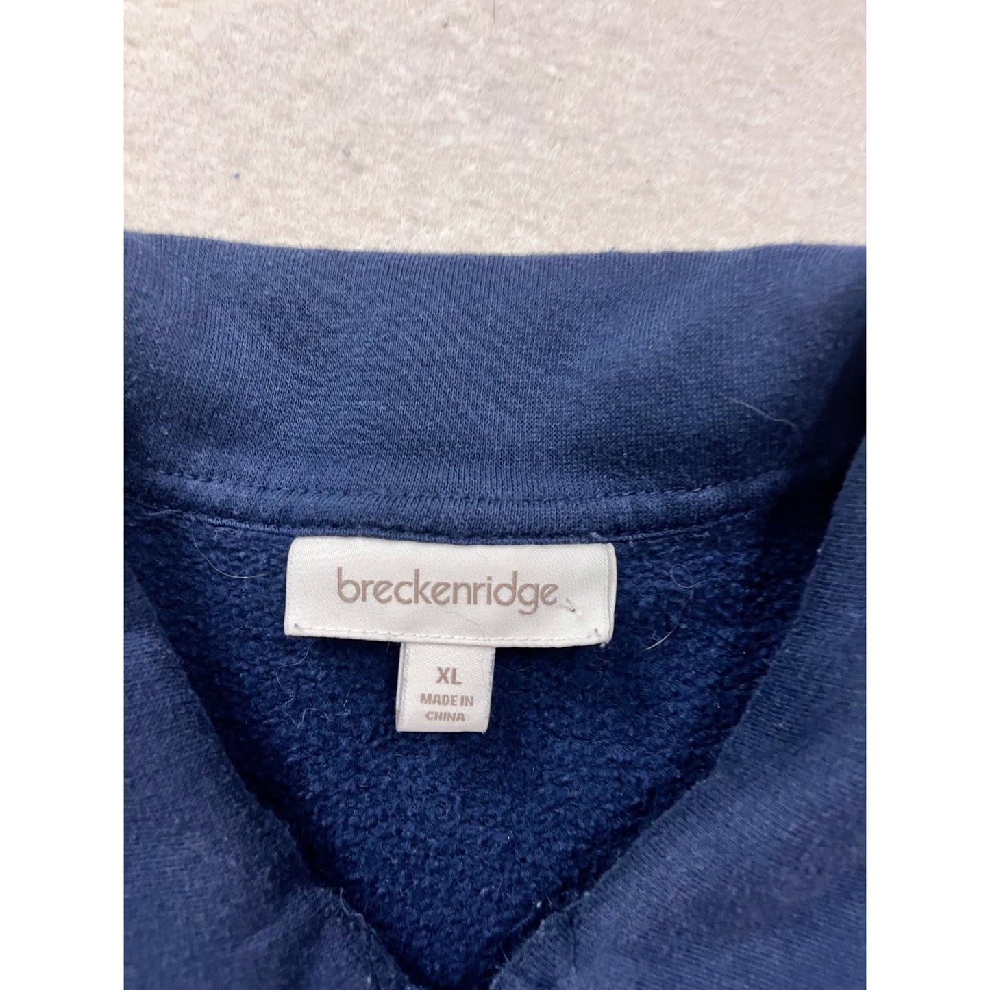 Vintage Breckenridge XL Snowman Embroidered Zip-Up Jacket #110C