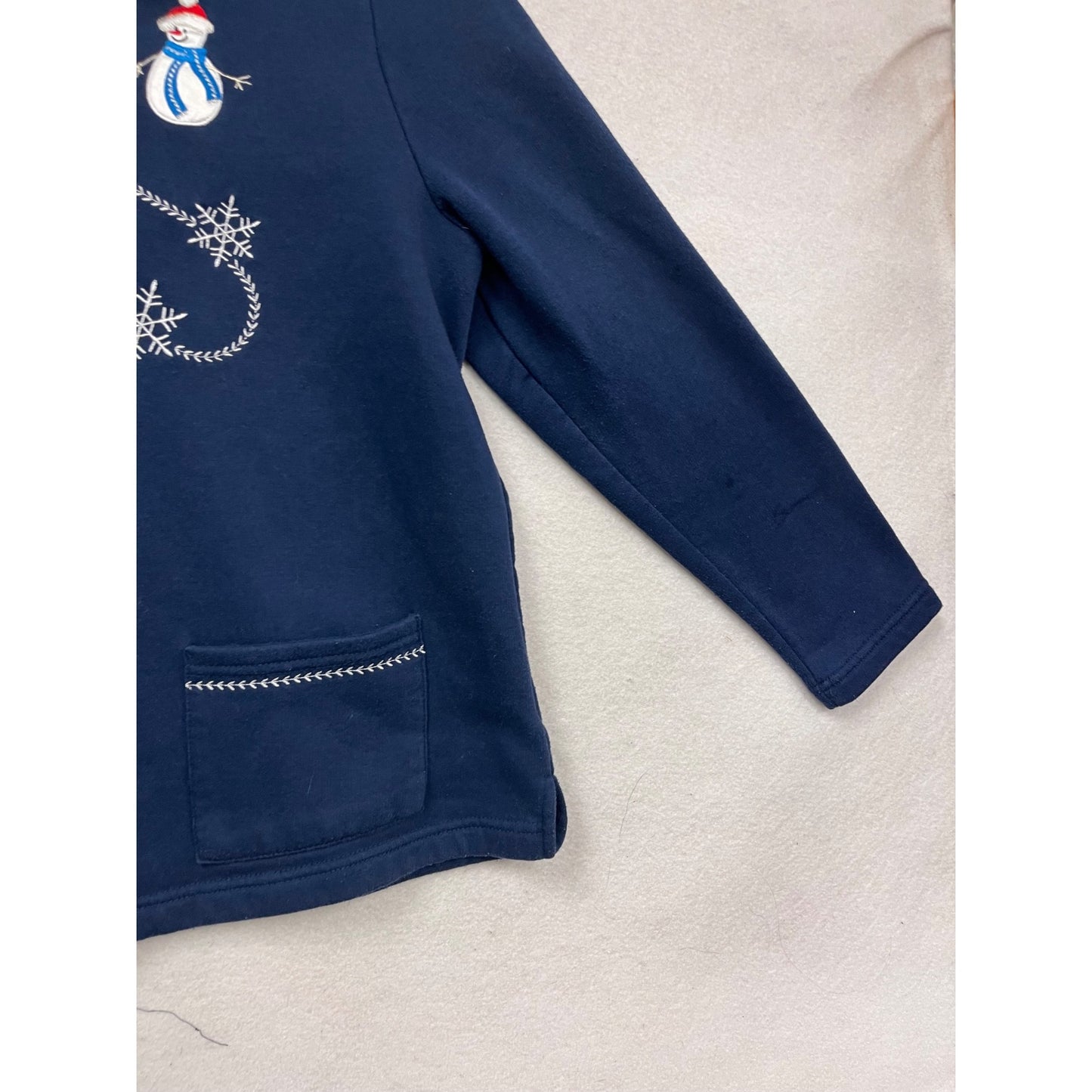 Vintage Breckenridge XL Snowman Embroidered Zip-Up Jacket #110C