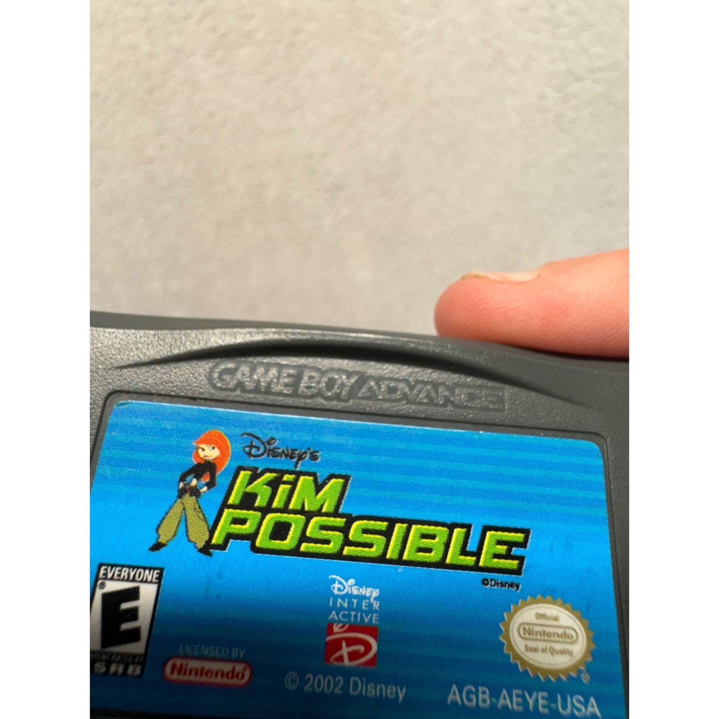Disneys Kim Possible Game Boy Advance Cartridge 2002 #9949