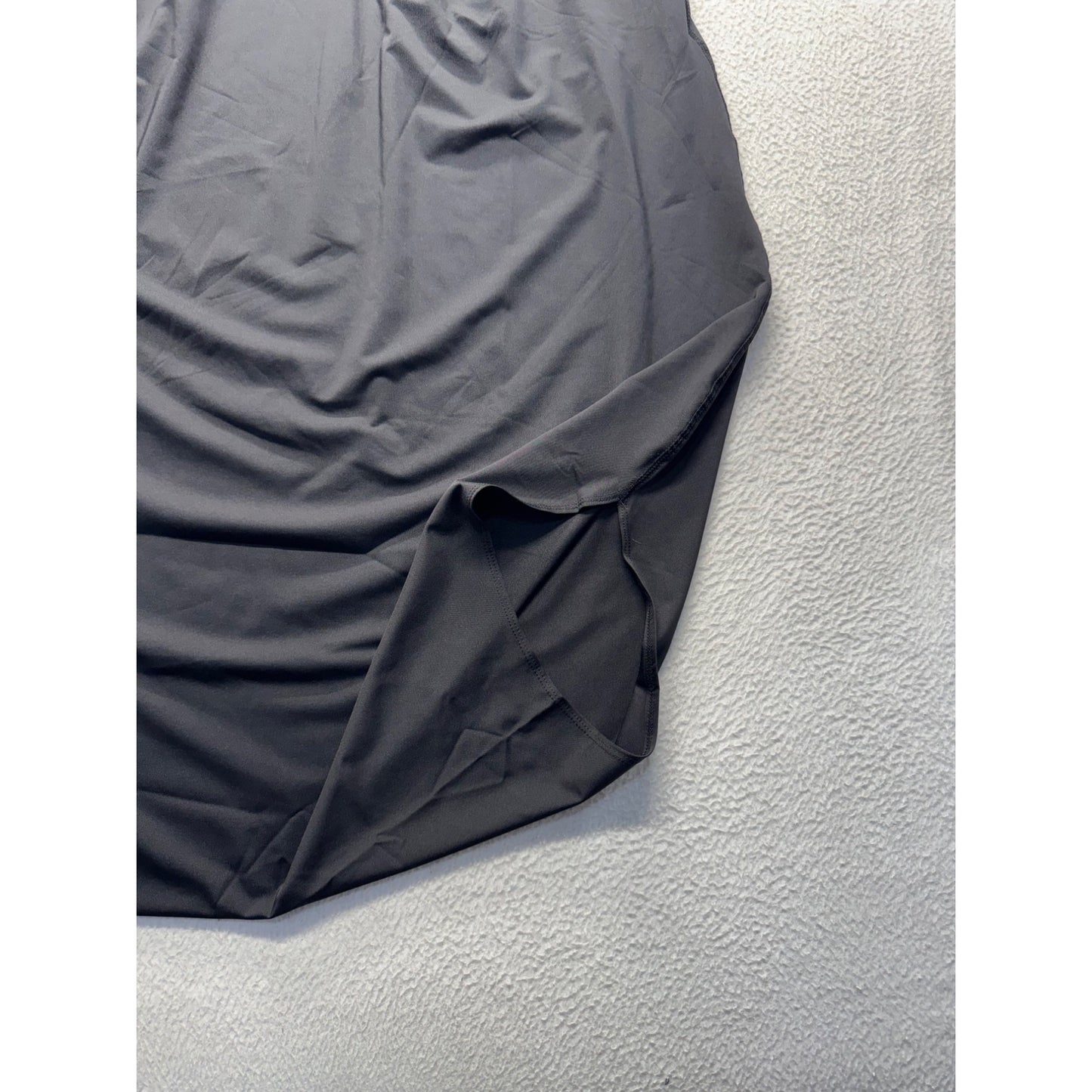 Strapless Black Velvet Rose Dress Pockets & Drawstring Waistline 259B