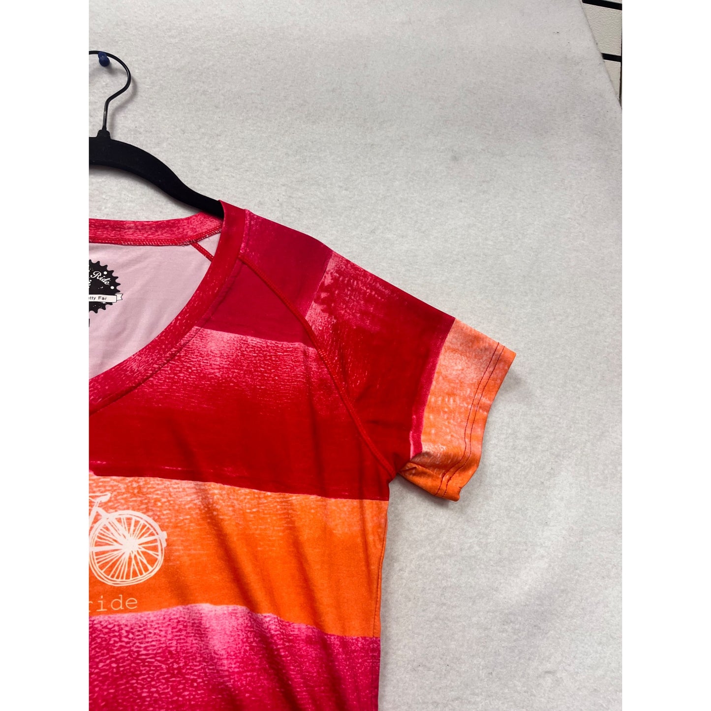 Run Pretty Far "Sweet Ride" Striped V-Neck #442A