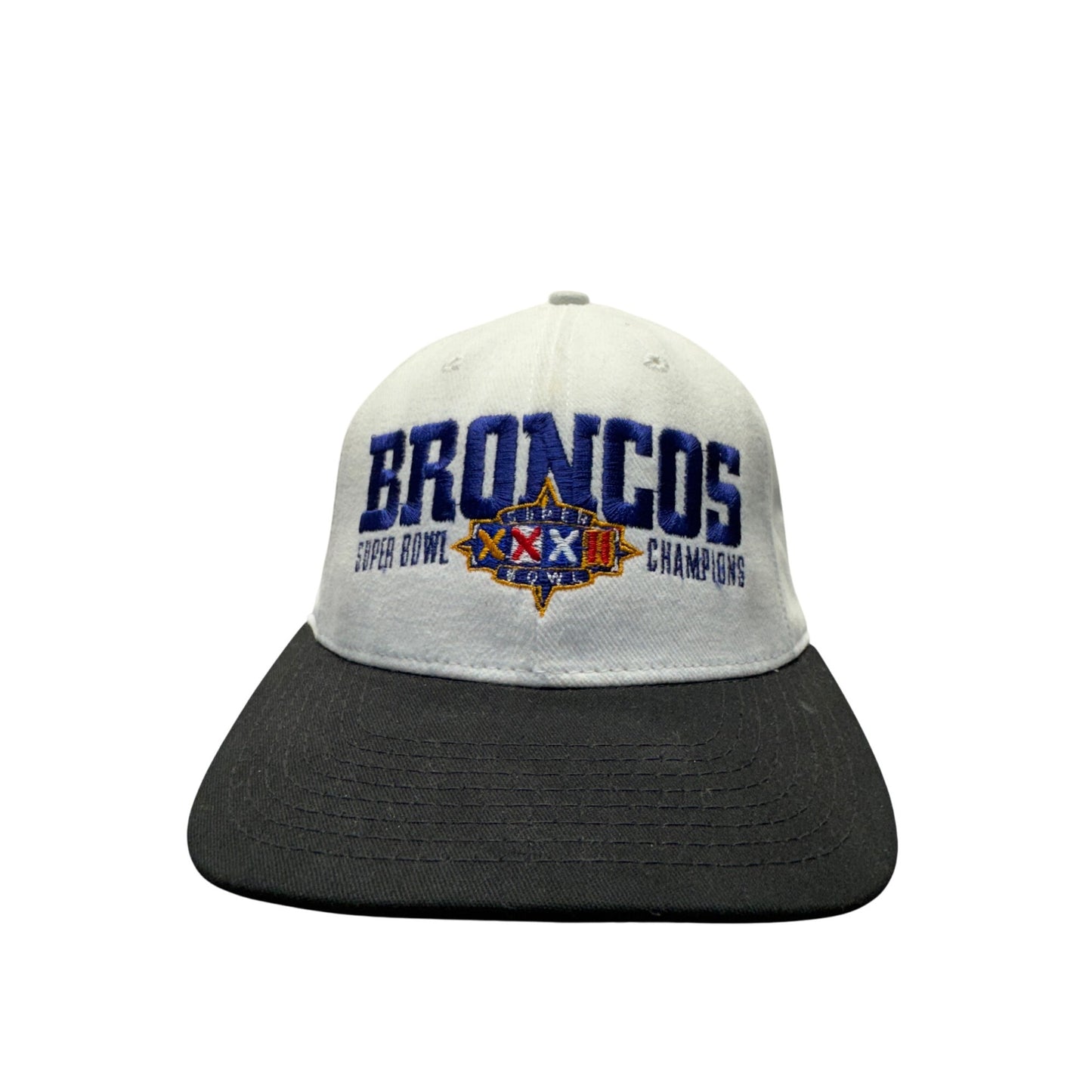 VNTG Nike Broncos Super Bowl XXXII Champions Snapback Cap  #7867