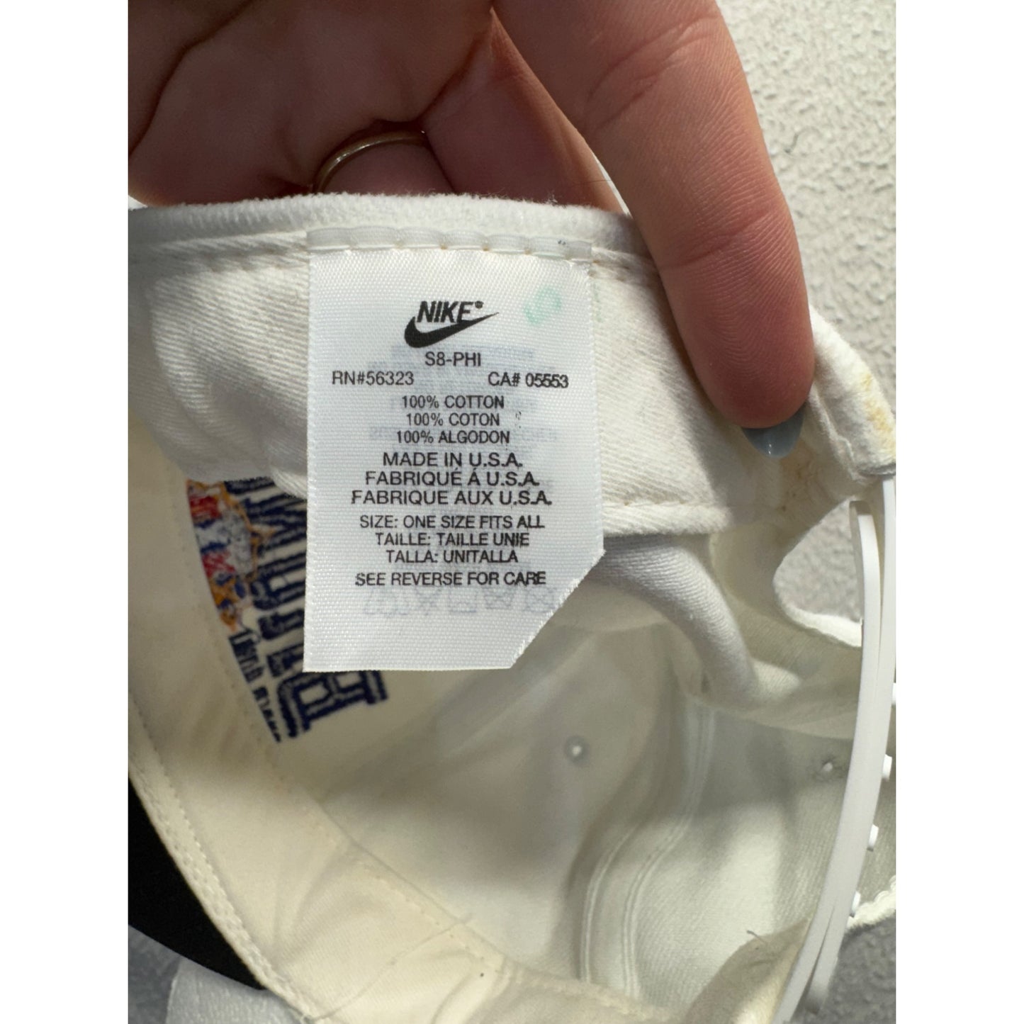 VNTG Nike Broncos Super Bowl XXXII Champions Snapback Cap  #7867