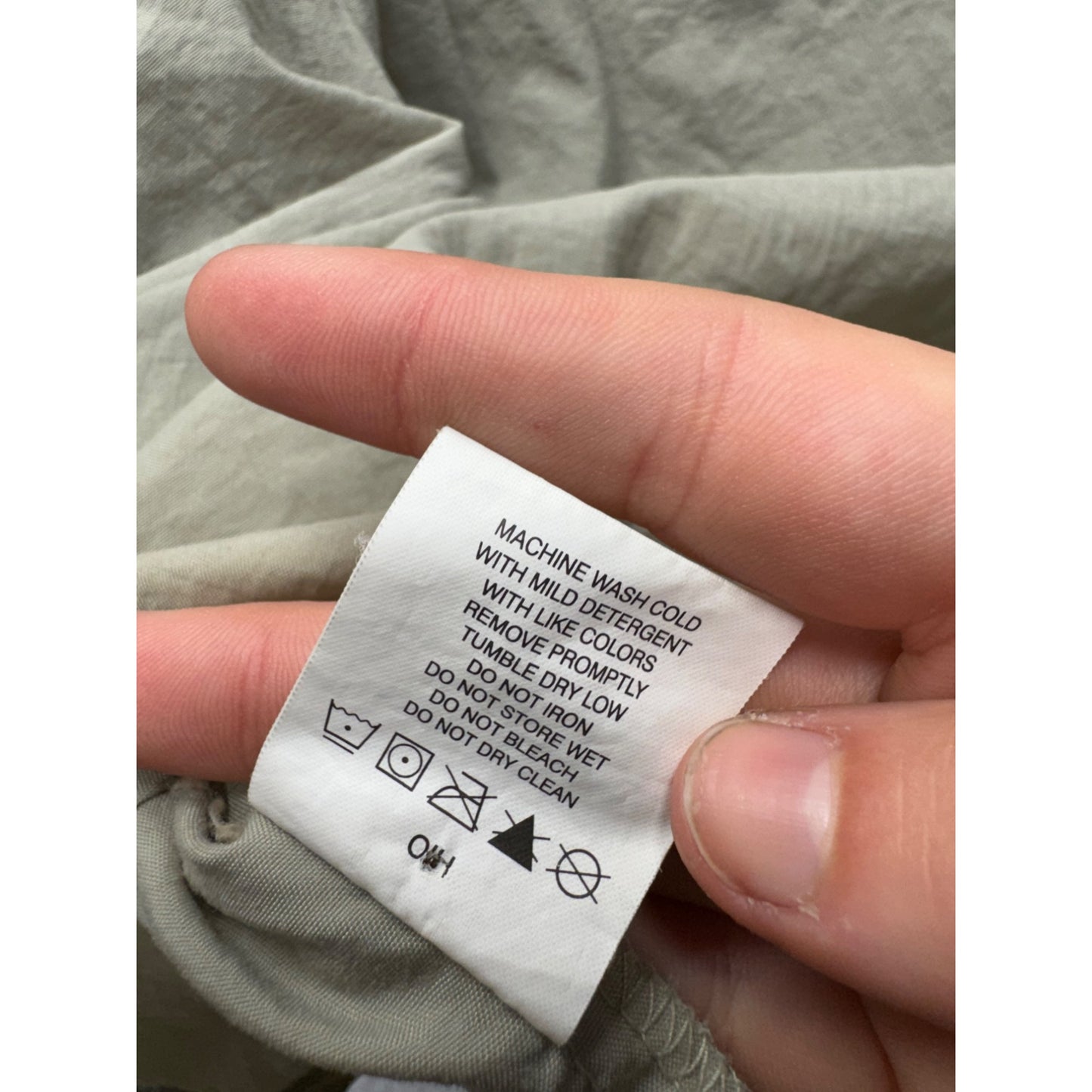 Columbia Sportswear Long Sleeve Beige Button-Up Shirt L #9287