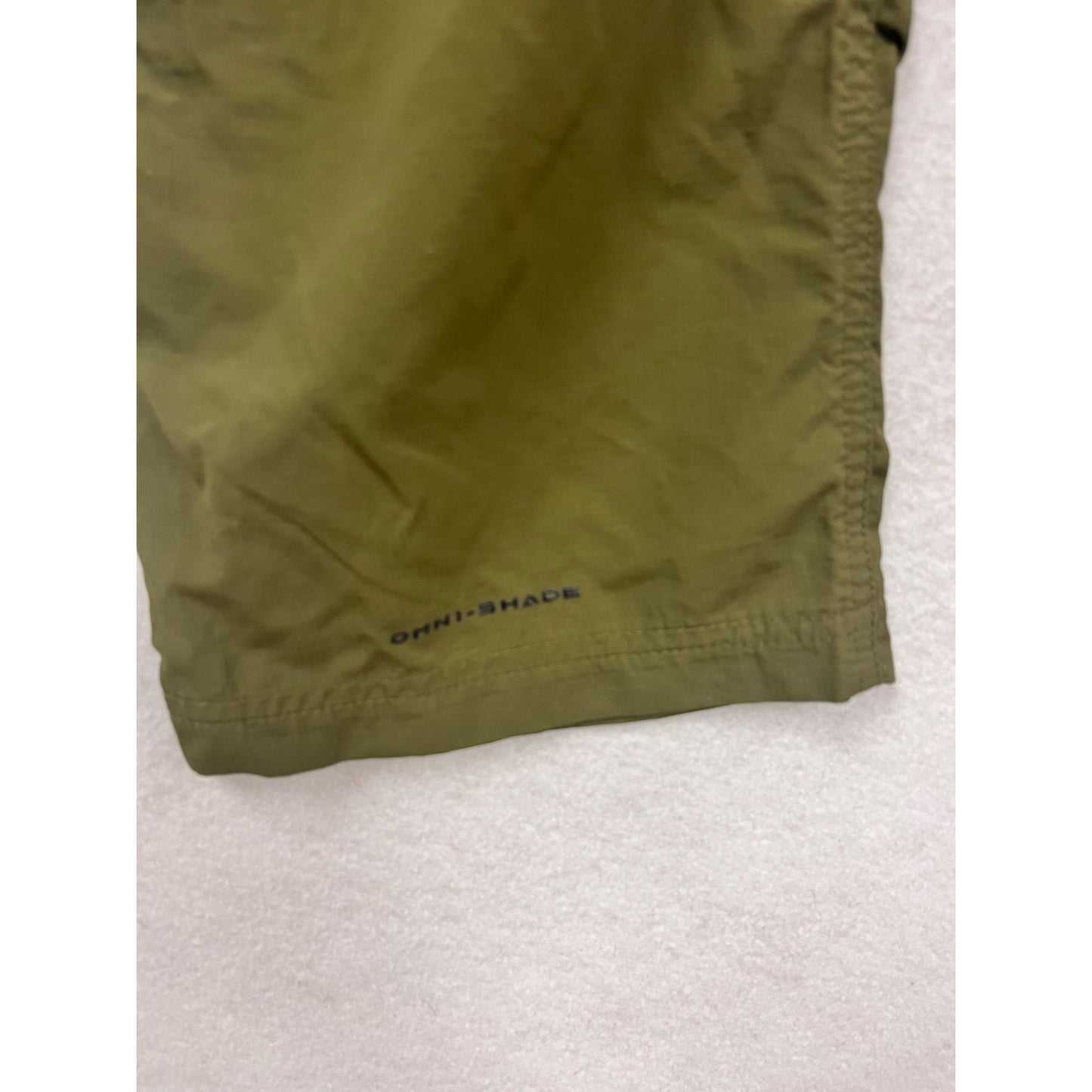 Columbia Convertible Cargo Pants Lightweight Nylon Olive Green L #122A