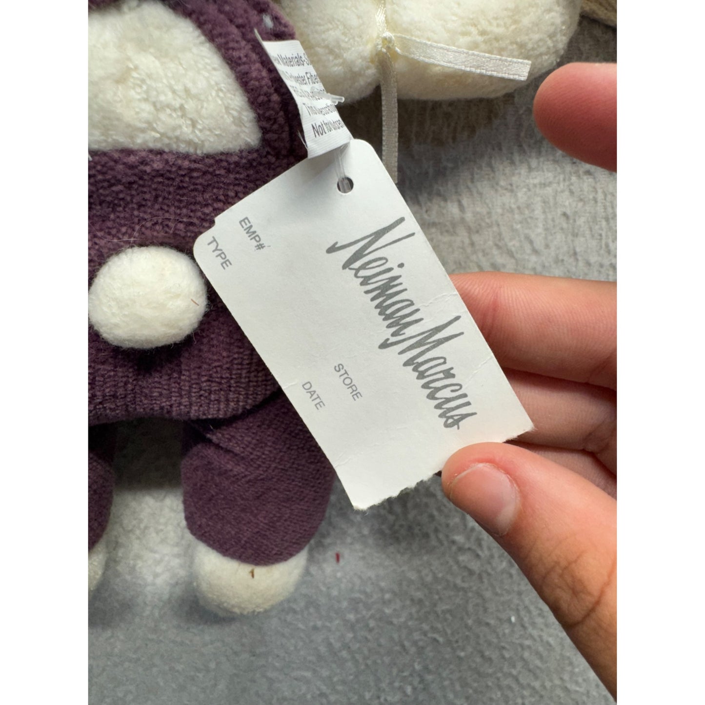 Bunnies By The Bay Sweet Buns Plush Toy In Overalls With Tote Bag New #9873