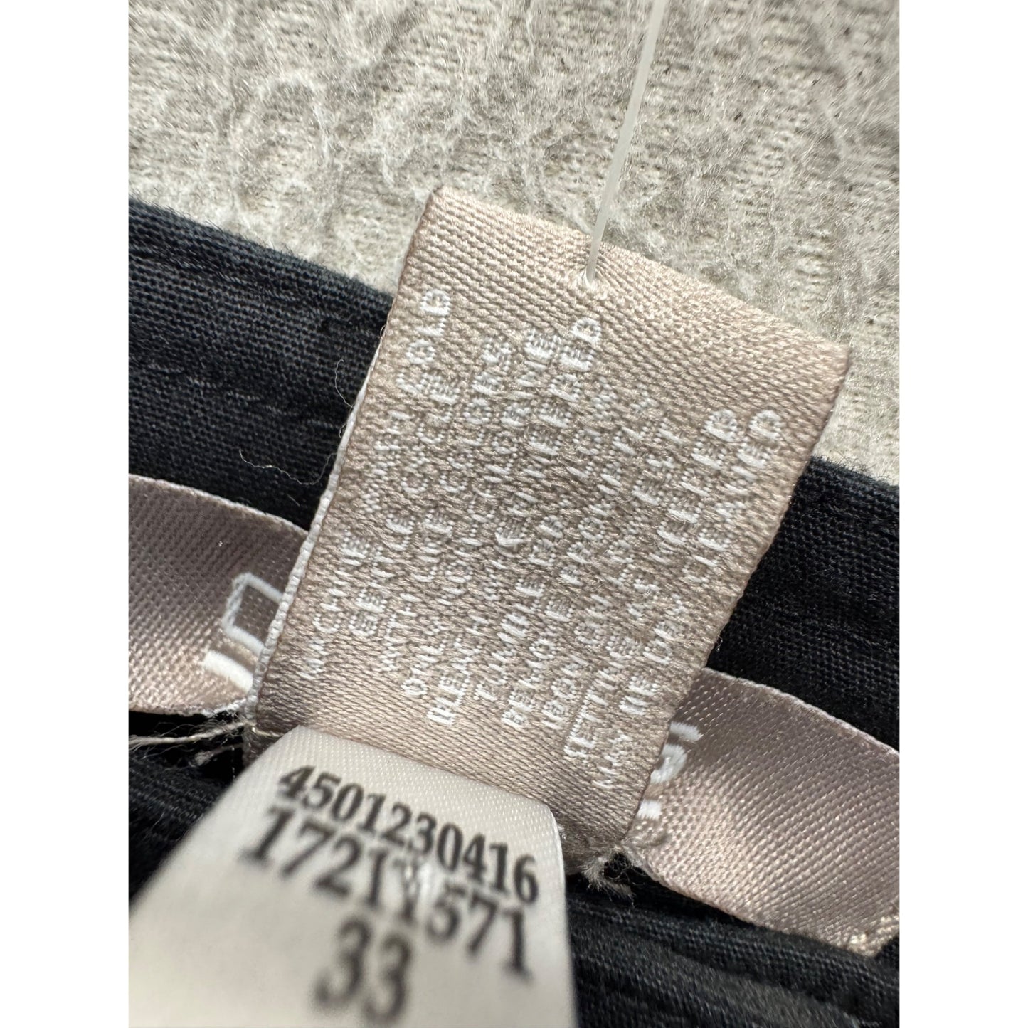 Chicos Black Button-Detail Cropped Pants Size 0 Short #165B