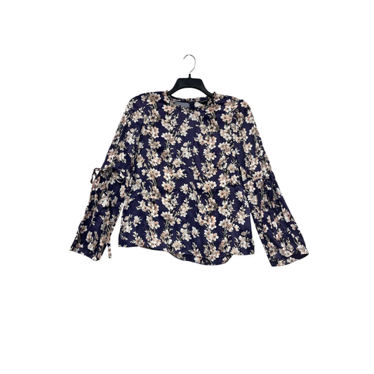 Club Monaco Floral Blouse M Viscose/Polyester #8328