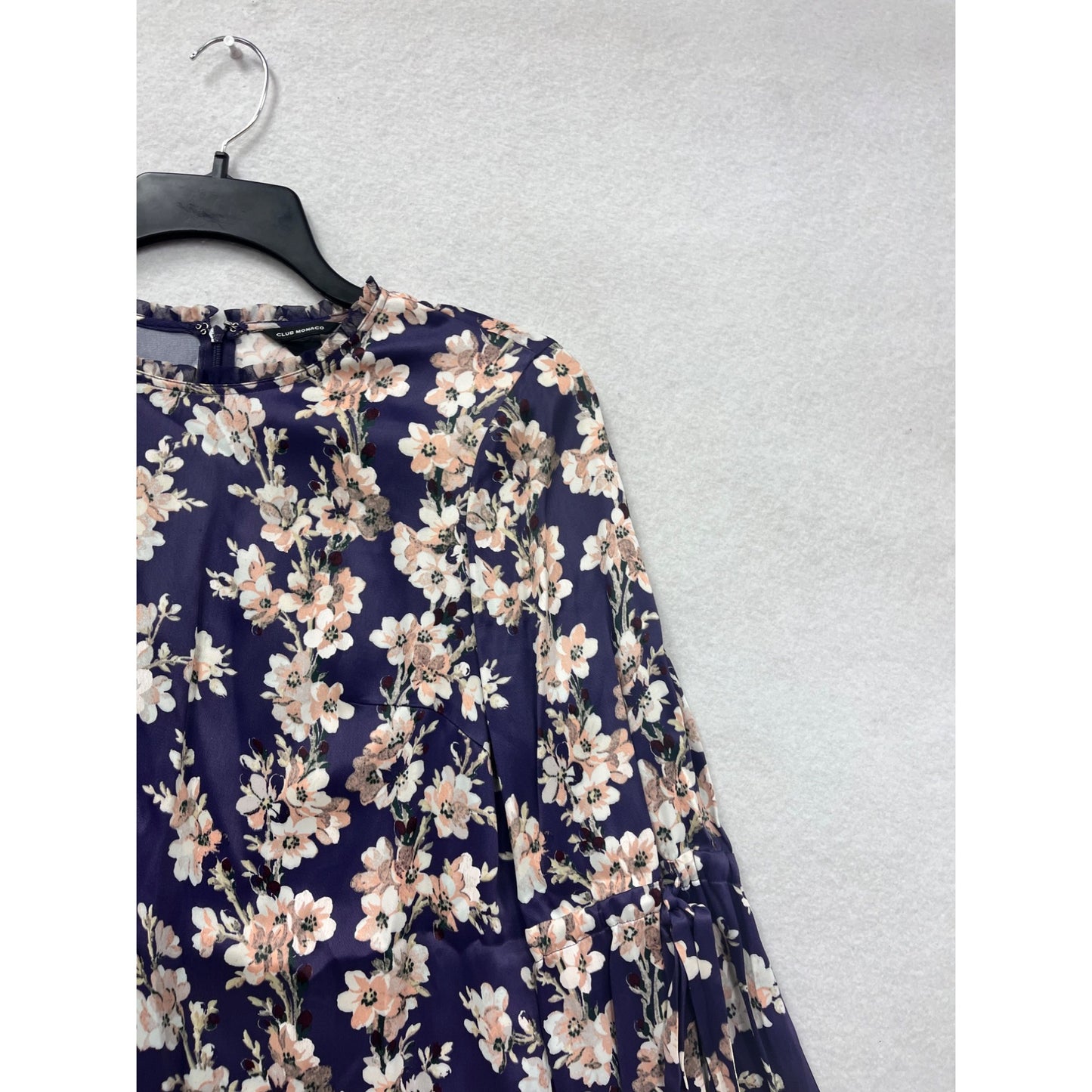 Club Monaco Floral Blouse M Viscose/Polyester #8328