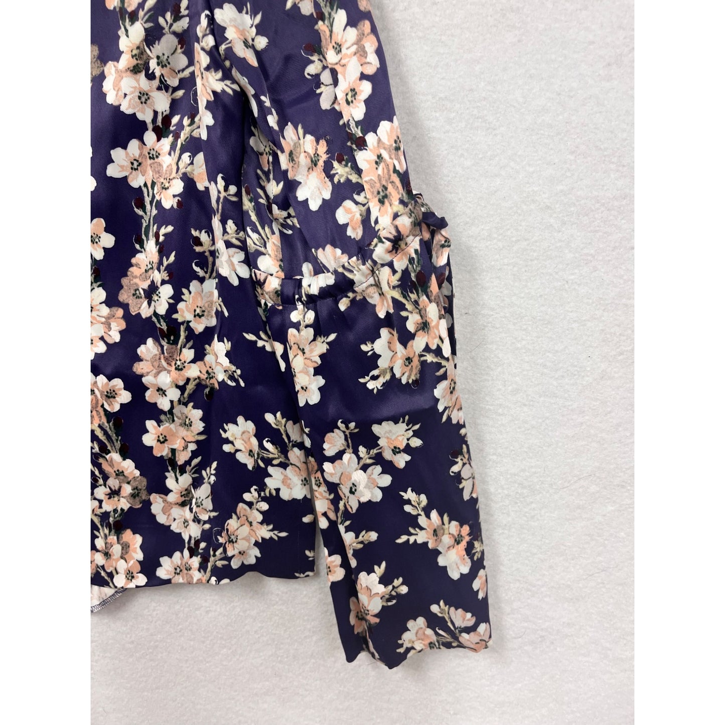 Club Monaco Floral Blouse M Viscose/Polyester #8328
