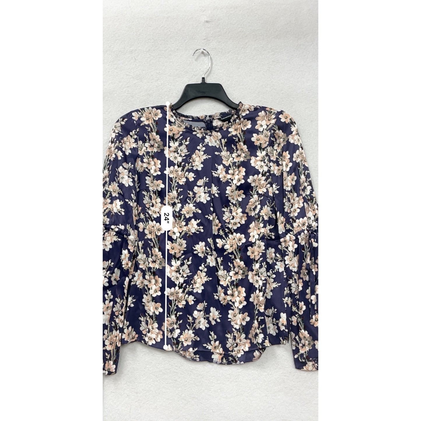 Club Monaco Floral Blouse M Viscose/Polyester #8328