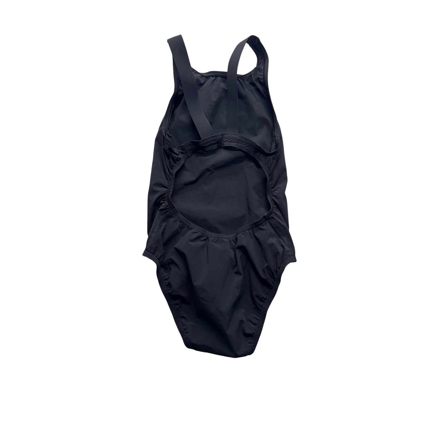 Speedo Black One-Piece Athletic Swimsuit Size 26 Nylon/Elastane Blend #331B