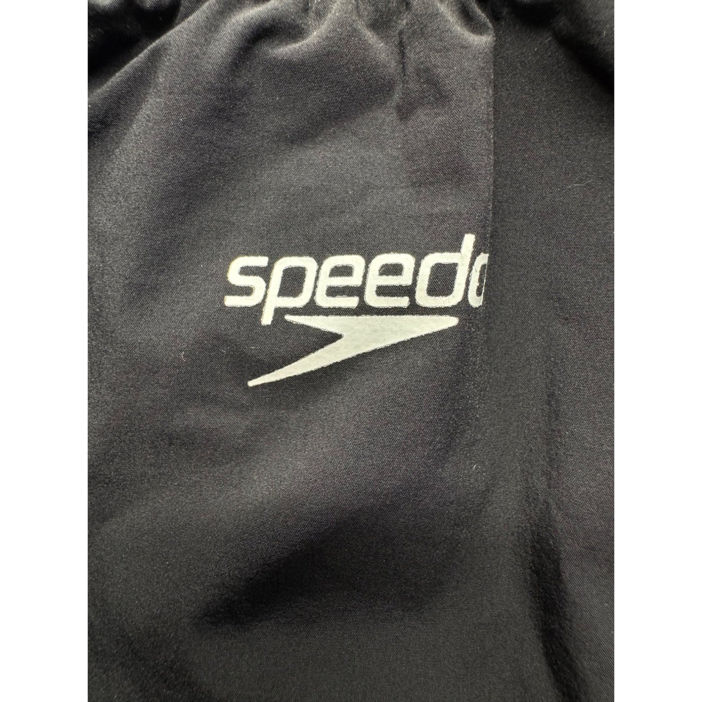 Speedo Black One-Piece Athletic Swimsuit Size 26 Nylon/Elastane Blend #331B