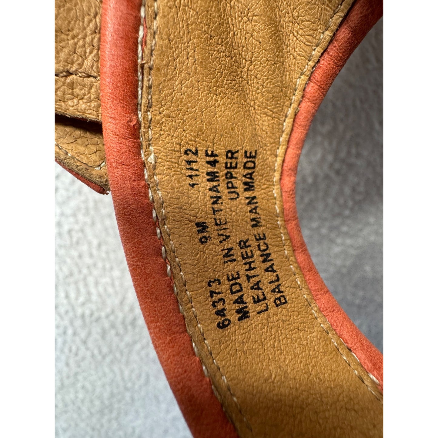 Clarks Coral Leather Wedge Sandals With Ankle Strap Platform Size 7 #9635