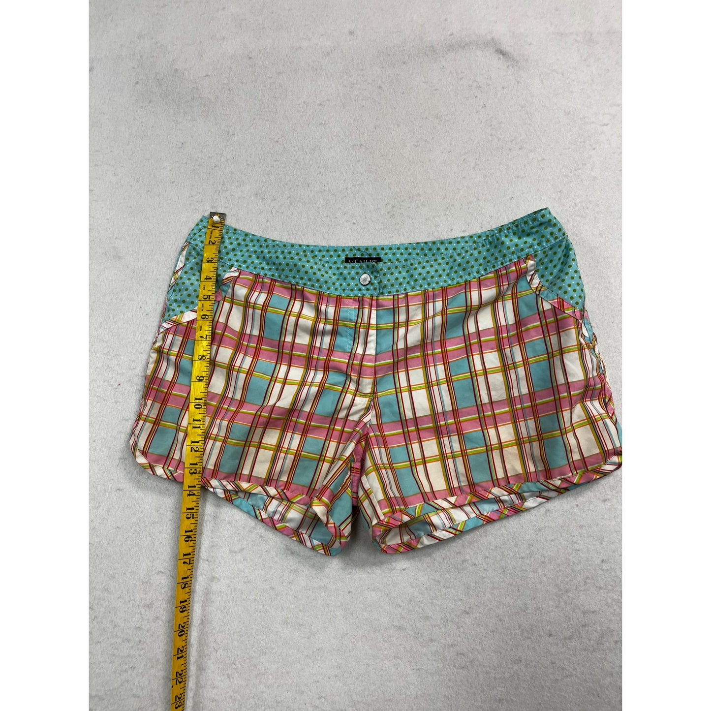 Women’s Venus Plaid Swim Shorts #2569