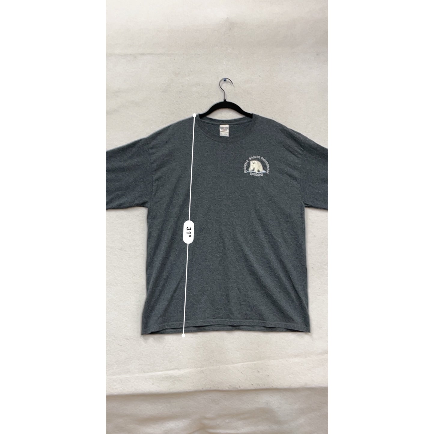 Jerzees Dri-Power Svalbard Gray Long Sleeve T-Shirt XL #569A