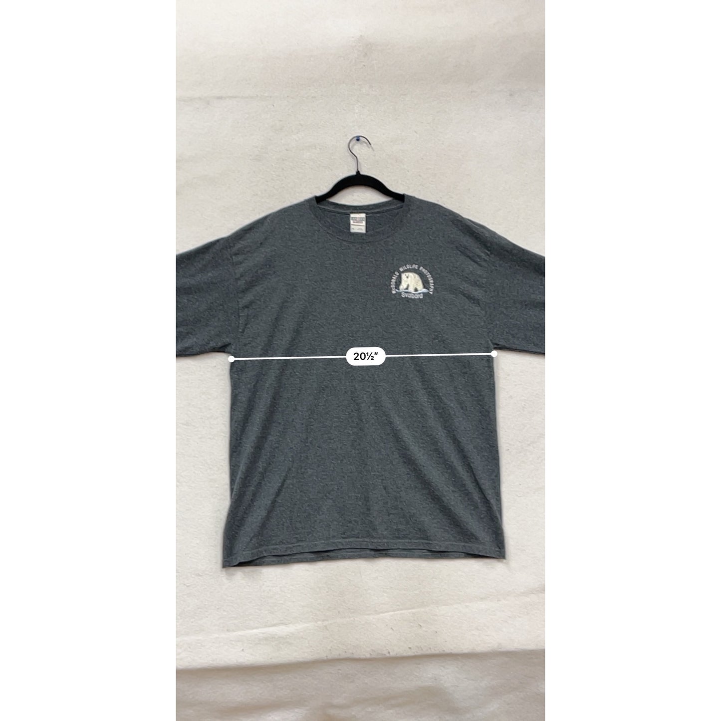 Jerzees Dri-Power Svalbard Gray Long Sleeve T-Shirt XL #569A