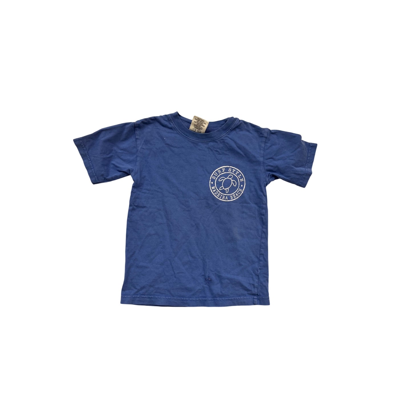 Surf Style Boys Blue T-Shirt Size XS Cotton Crew Neck #867A