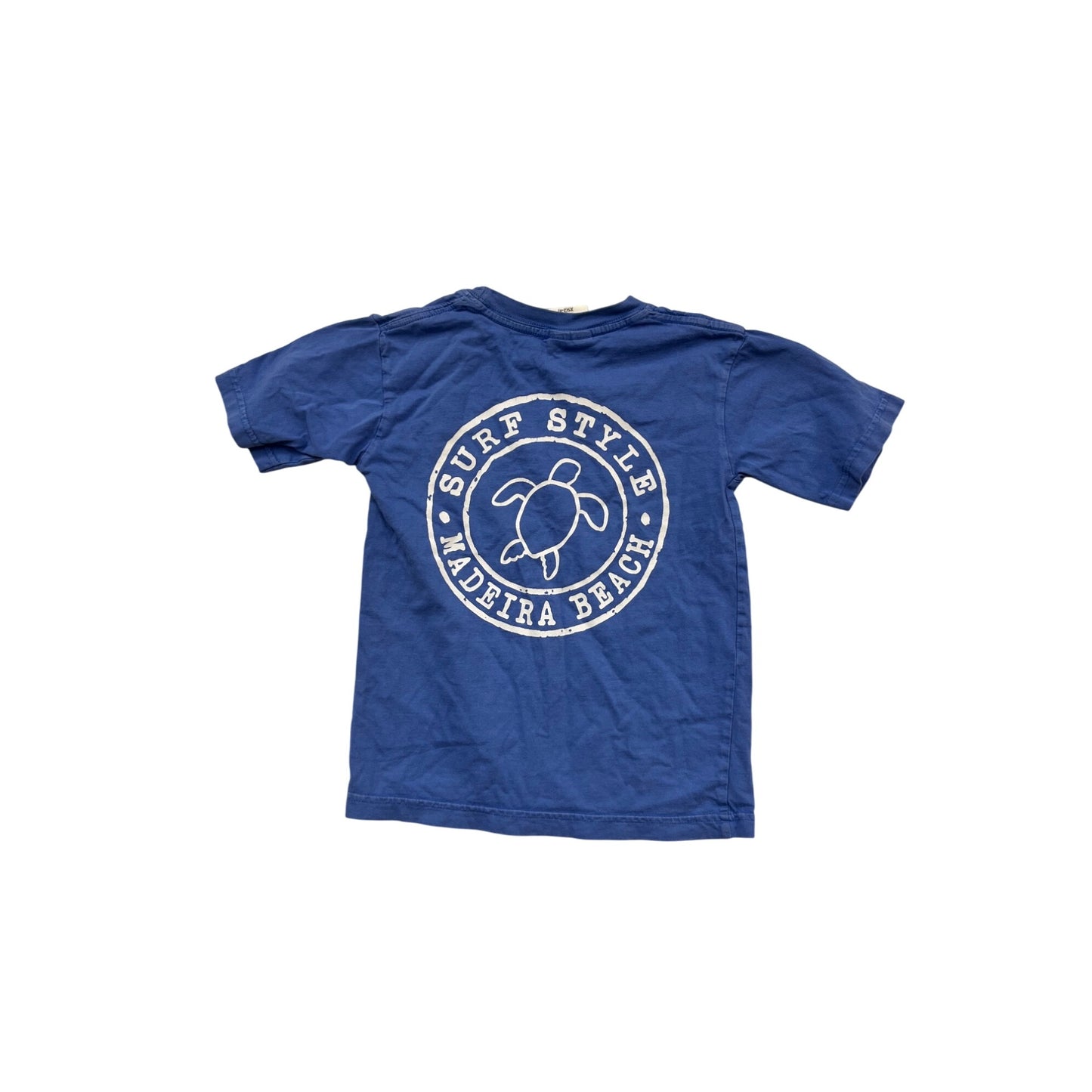 Surf Style Boys Blue T-Shirt Size XS Cotton Crew Neck #867A