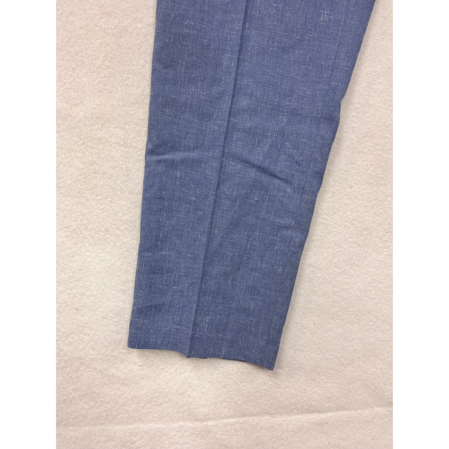 Johnny Bigg Mens Blue Trousers Polyester & Linen Blend #6075