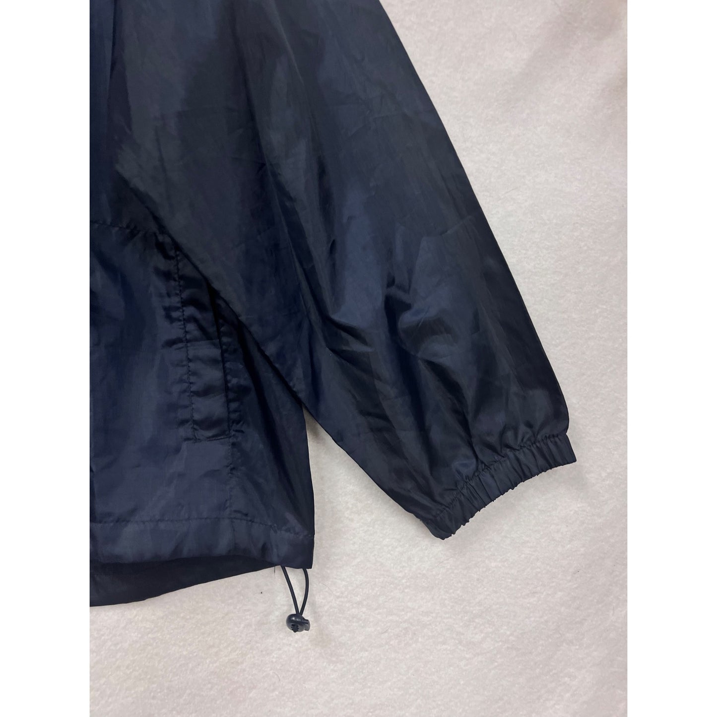 Navy Blue Jak Pac Hooded Windbreaker Jacket 2X #8546