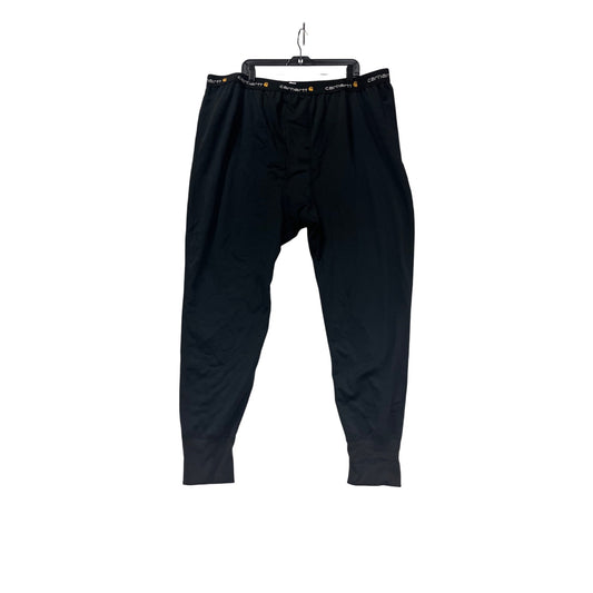 Carhartt Mens Black Thermal Fleece Lined Pants 2-3XL #366A
